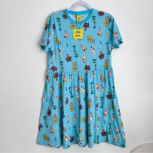 Cakeworthy SpongeBob and Friends Dress LG NWT